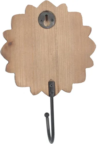 Miniatura 4 de dwellington Ganchos para Toallas con Flores Ganchos Decorativos Colgador para Colgar Ropa, Llaves, Toallas - Gancho Decorativo de Montaje en Pared
