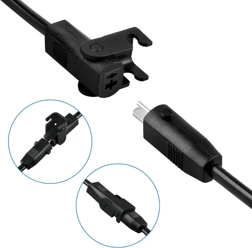 Miniatura 4 de Cable de alimentación de extensión de 2 clavijas de 6 pies para transformador eléctrico FBS PSK651 compatible con sillas elevadoras Pride CTLDC1582