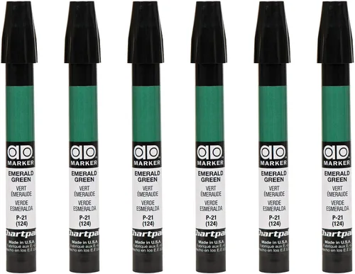 Miniatura 3 de AD Marker The Original Chartpak, Tri-Nib, verde esmeralda, 1 cada uno (P21)