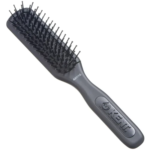 Miniatura 9 de Kent AH10G Airhedz Pro - Cepillo de pelo con pasador estrecho (pasador de grasa, gris)