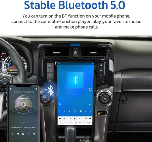 Miniatura 5 de aoonav 13.6 pulgadas Android 13 Car Stereo Radio Actualización para Toyota 4Runner 2009-2018 Reproductor de video multimedia navegación GPS 1080P