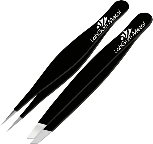 Miniatura 10 de Las mejores pinzas para cejas, pinzas profesionales para mujeres, vello facial encarnado, removedor de pelo de barbilla, cortapelos afilados