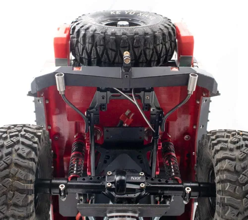 Miniatura 6 de KYX Racing aleación tubo de escape actualizaciones piezas accesorios para 1/10 RC Crawler Car Axial SCX10 II