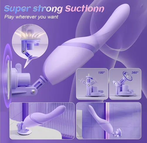 Miniatura 7 de Remote Control Realistic Adult for Women Today 9 Powerful Modes Thrusting Stimulation with Strong Suction Cup for Hands Free Play Electric Machine