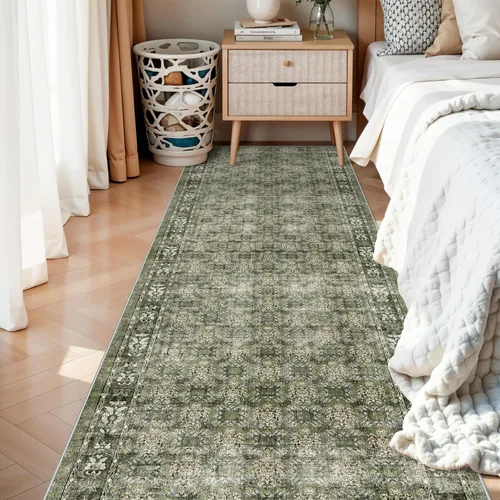 Miniatura 48 de HY HAO YUN LAI Alfombras antideslizantes para pasillos, alfombra lavable para pasillo, alfombra larga ultra suave para cocina, alfombras de acento