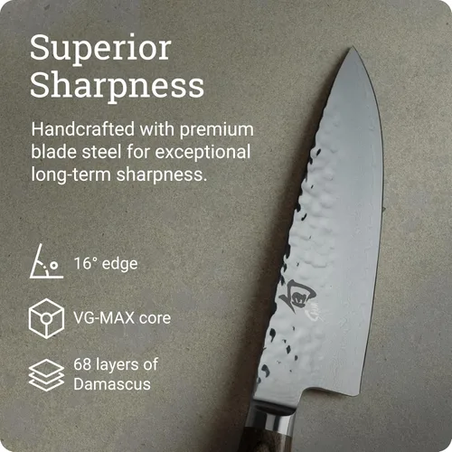 Miniatura 4 de Shun Cutlery Premier - Cuchillo de chef profesional, 6 pulgadas, pequeño, ágil, ideal para la preparación de alimentos, auténtico, hecho a mano