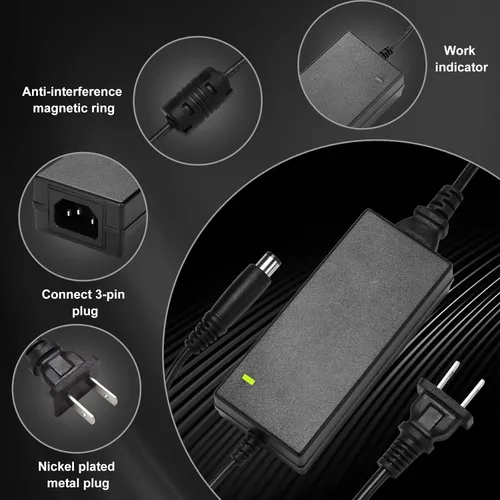Miniatura 9 de Fuente de alimentación de 48 V CC, fuente de alimentación de 48 V compatible con los modelos de teléfonos Cisco 8811, 8841, 8851, 8861, 8961, 9951.