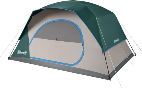 Miniatura 10 de Coleman Tienda Skydome con configuración en 5 minutos, tienda resistente al clima para 2/4/6/8 personas con toldo para lluvia y bolsa de transporte