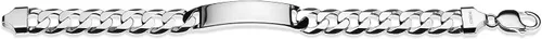 Miniatura 8 de Quadri - Pulsera de identificación extra brillante con eslabones cubanos de 0472in en plata de ley 925 italiana para hombres y niños de 8 a 9