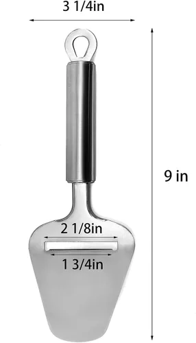 Miniatura 6 de TOPULORS Cortador de queso de acero inoxidable, cortador de queso resistente para queso semisuave, semiduro y bloque de queso