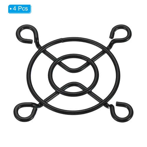 Miniatura 3 de PATIKIL Parrilla para dedos de ventilador de 1.575 pulgadas, paquete de 4 protectores de rejilla de metal para ventiladores de escape de 1.57 x 1.57