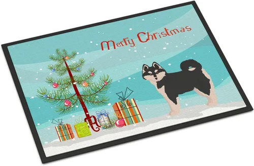 Miniatura 163 de Caroline's Treasures CK3799MAT Akita Shepherd - Tapete de árbol de Navidad de 18 x 27 pulgadas, tapete para puerta delantera, interior y exterior