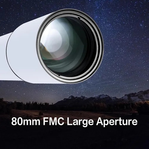 Miniatura 3 de Telescopio para adultos de alta potencia, telescopio refractor profesional de 80 mm de apertura y 900 mm para adultos y principiantes, telescopio
