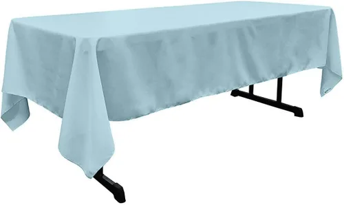 Miniatura 24 de New Creations Fabric & Foam Inc - Mantel rectangular de popelina de poliéster de 60 pulgadas de ancho por 120 pulgadas de largo. (Avocado)