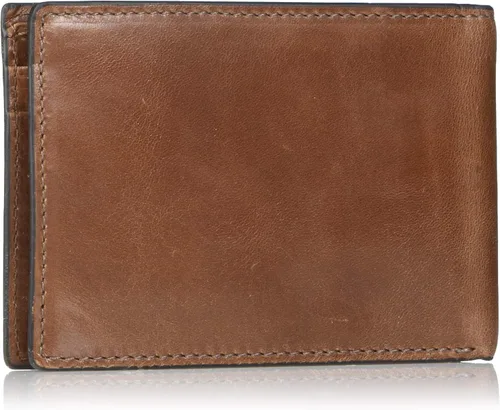 Miniatura 2 de Fossil Mens Ryan Leather RFID-Blocking Slim Minimalist Bifold Front Pocket Wallet