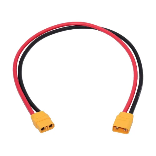 Miniatura 10 de xiwai Cable de extensión XT60 12AWG hembra a conector hembra para estación de energía de batería RC con panel solar (1.6 pies)