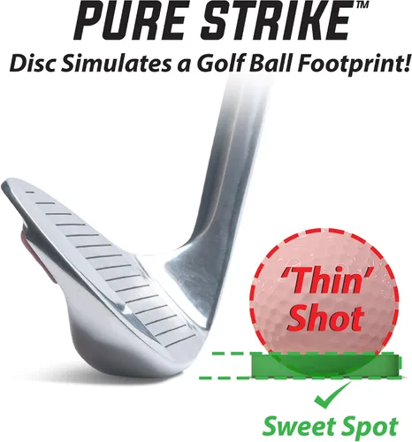 Miniatura 3 de GoSports Golf Pure Strike - Discos de entrenamiento de golf, paquete de 24 unidades, elimina los tiros finos