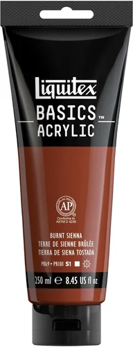 Miniatura 165 de Liquitex BASICS Pintura Acrílica, Botella de 400ml (13.5 oz), Blanco Titanio Titanio Blanco