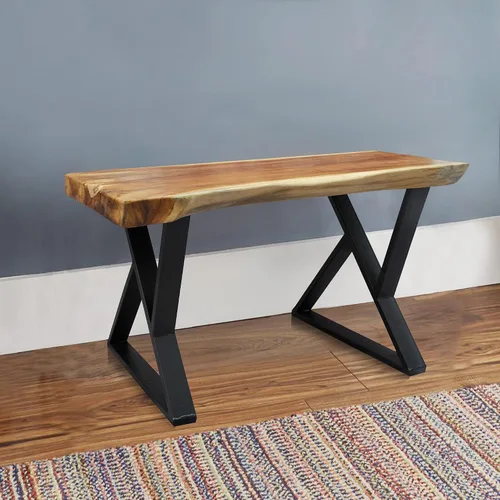 Miniatura 3 de Patas de mesa de metal resistentes de 16 pulgadas de alto, patas negras de hierro industrial, tubo cuadrado tipo Z, patas resistentes para muebles