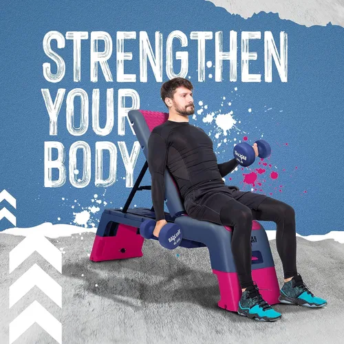 Miniatura 6 de Yes4All - Banca multifuncional para aeróbicos - Estación de fitness versátil, banco de pesas, step aeróbico, caja de pliometría para entrenamientos