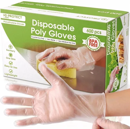 Miniatura 13 de Keppi 100 unidades de guantes desechables - libres de BPA y látex - guantes desechables sin látex - para manejo de alimentos - seguros para Guantes