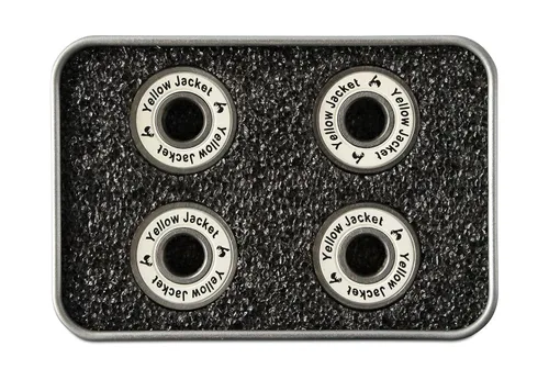 Miniatura 7 de Yellow Jacket - Paquete de 8 Rodamientos profesionales de alta calidad para patineta skate o longboard, 608, ABEC