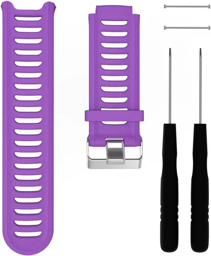 Miniatura 6 de Correa para Garmin Forerunner 910XT, correa de repuesto de silicona suave para reloj deportivo Garmin Forerunner 910XT, se adapta a muñecas de 6.0 a