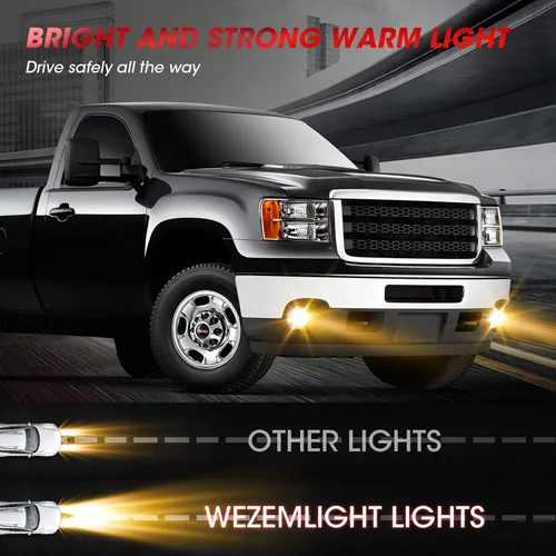 Miniatura 8 de Luces antiniebla compatibles con GMC Sierra 1500 2007-2013 2007-2014 GMC Sierra 2500 3500HD incluido interruptor y kit de cableado