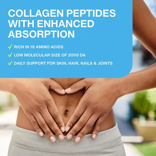 Miniatura 8 de Mobility - Péptidos de colágeno en polvo, glucosamina, condroitina, ácido hialurónico y vitamina C liposomal para unirse a huesos y cartílagos