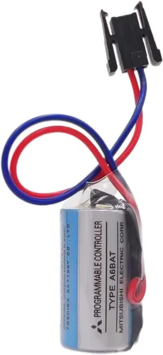 Miniatura 3 de 2 pilas DCYNXC MR-BAT ER17330V 3.6V tamaño 2/3A PLC 1700mAh para Mitsubishi A6bat batería de litio