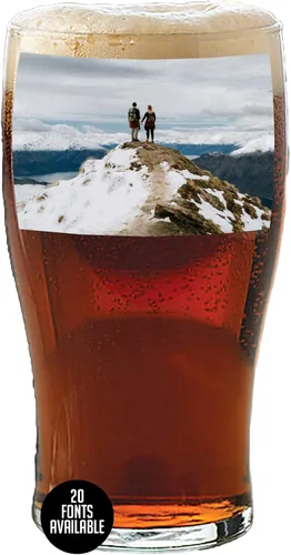 Miniatura 4 de Vaso de cerveza impreso personalizado de 16 onzas – Regalos personalizados para hombres y mujeres, hermano, mamá, papá, taza para beber con nombre