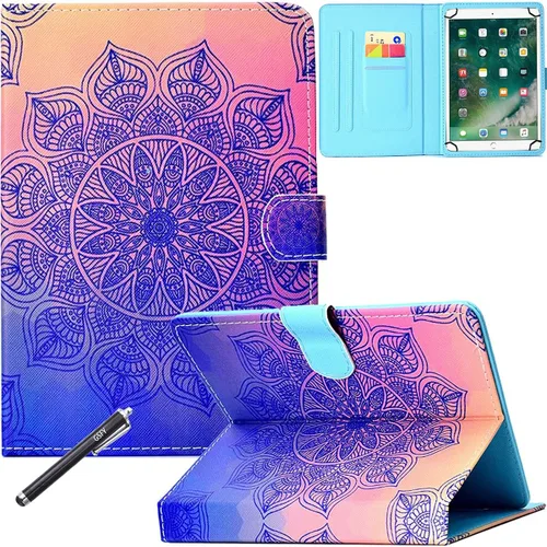 Miniatura 18 de NewShine - Funda universal para tablet de 7.9 a 8.5 pulgadas, funda de piel sintética para iPad mini 1/2/3/4, Galaxy Tab 3/4/Note 8.0, Amazon Kindle