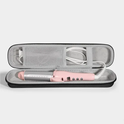 Miniatura 4 de Estuche de viaje para alisador de cabello, herramientas calientes, rizador, estuche para alisador de viaje, peine caliente eléctrico, plancha plana