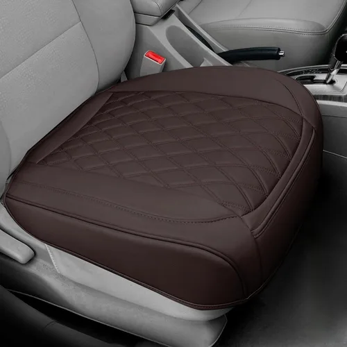 Miniatura 18 de 1 paquete de funda de cuero para asiento delantero de coche, funda inferior de asiento de coche, protectores de asiento de conductor antideslizantes