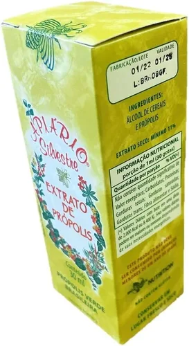 Miniatura 2 de Apiario Silvestre Extracto tradicional de propóleo de abeja verde brasileña (1.0 fl oz)