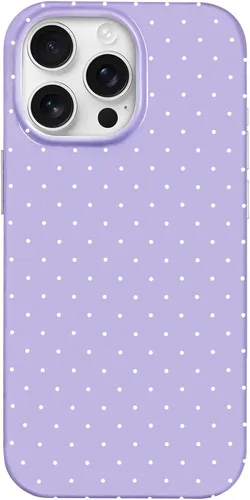 Miniatura 58 de Hython Funda para iPhone Air, diseño estético de lunares lindos, funda simple de 6.5 pulgadas, delgada, antiarañazos, parachoques de TPU suave, a