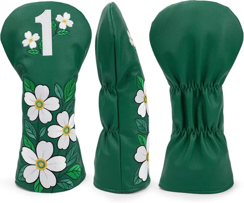 Miniatura 3 de Fundas para palos de golf, fundas para cabezas de conductor, Fairway 3, cubierta híbrida de cuero sintético, fundas para cabezas de rescate de golf