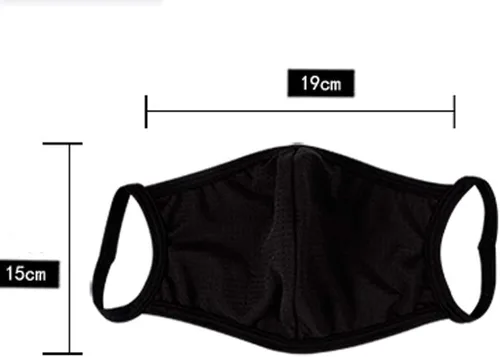 Miniatura 6 de VECDUO Bufanda lavable reutilizable con cinta para las orejas, antipolvo, sin costuras, para montar al aire libre