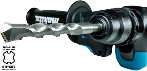 Miniatura 6 de Makita SDS-Plus - Juego de brocas para martillos rotativos SDS+, 5 piezas, perforación agresiva para hormigón y mampostería, brocas con punta
