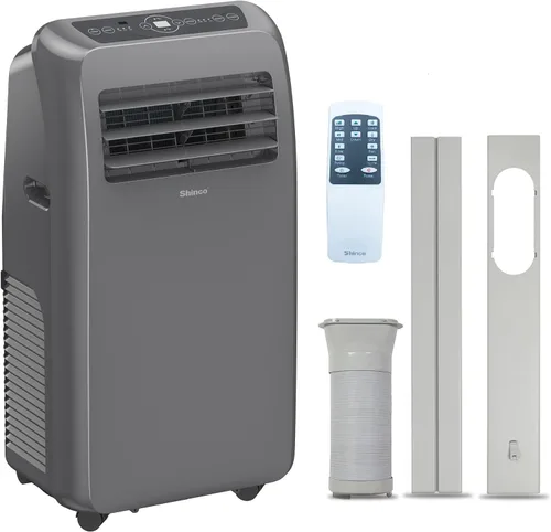 Miniatura 11 de Shinco 8,000 BTU aire acondicionado portátil con función de deshumidificador incorporada, modo ventilador, unidad de CA silenciosa que enfría