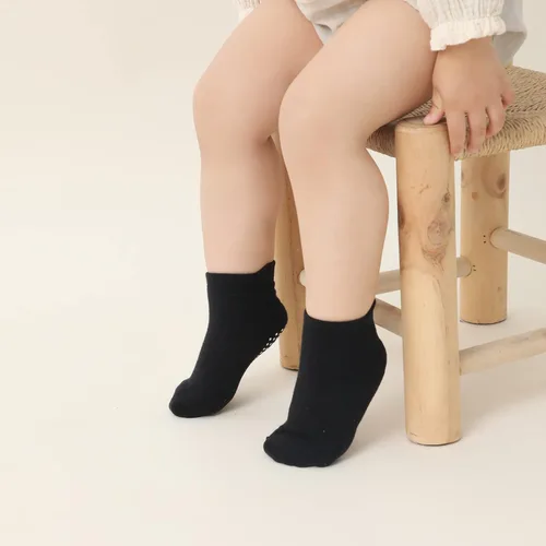 Miniatura 2 de Calcetines antideslizantes con agarre para tobillos, paquete de 12 unidades para niños pequeños, niños y niñas, lindos calcetines de algodón