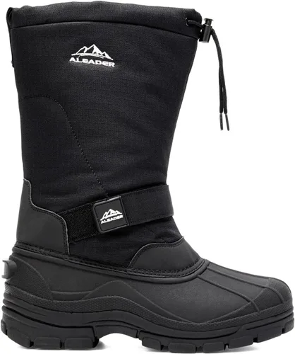 Miniatura 5 de ALEADER Botas de nieve para hombre, impermeables, aisladas, cálidas interiores, cómodas, para exteriores
