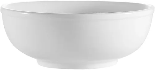 CAC China MB-6 - Cuenco de menudo de porcelana Clinton de 6 pulgadas, 20 onzas, súper blanco, caja de 36