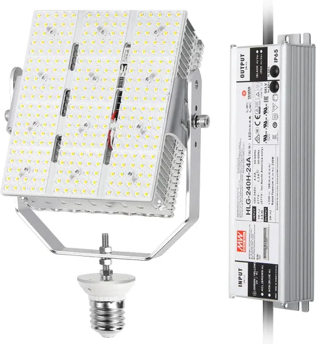 BBESTLED Kit de reacondicionamiento de caja de zapatos LED de 240 W, E39 Mogul Base LED luces de cancha deportiva, luces de poste ETL, accesorio de