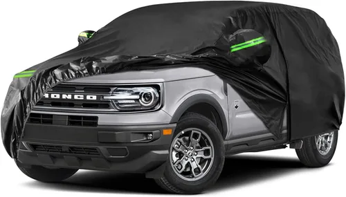 Miniatura 15 de Fundas impermeables para automóvil de repuesto para Ford Bronco 2021-2024 de 4 puertas, 6 capas para todo tipo de clima, cubierta de automóvil