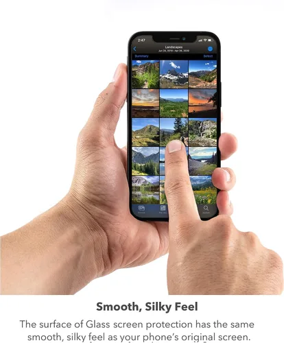 Miniatura 8 de ZAGG InvisibleShield - Protector de pantalla de privacidad de vidrio para iPhone 13 PRO MAX – 3X protección contra impactos y arañazos, vidrio