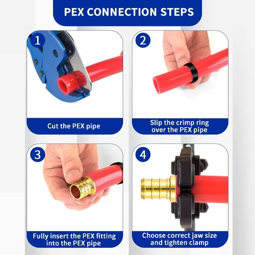 Miniatura 6 de PEX Fittings - Adaptador NPT macho de 1 pulgada, PEX F1807 a 1 pulgada NPT macho adaptador roscado latón (10 unidades)