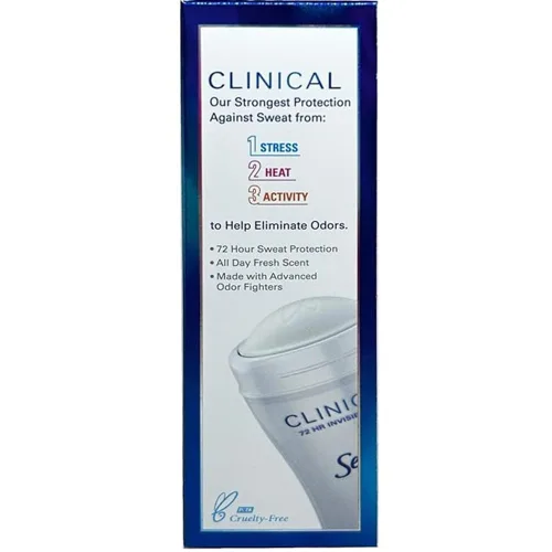 Miniatura 4 de Desodorante Secret Clinical Completely Clean, 1.6oz 3 paquetes