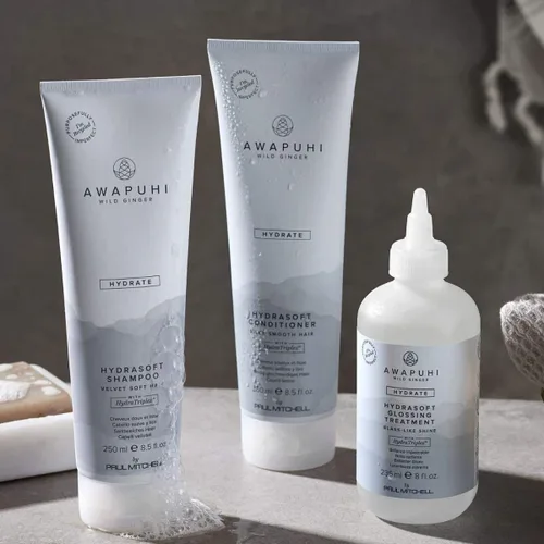 Miniatura 4 de Awapuhi Wild Ginger Champú HydraSoft de Paul Mitchell, para cabello suave y aterciopelado, ideal para todo tipo de cabello, especialmente cabello