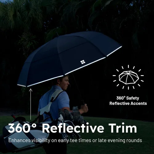 Miniatura 5 de Paraguas Weatherman - Paraguas de golf - Paraguas deportivo resistente al viento hasta 55 MPH - Disponible en 2 tamaños y 5